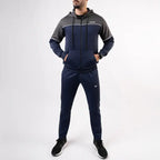Navy Grey Panel Tracksuit