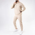 Plain Beige Fleece Tracksuit